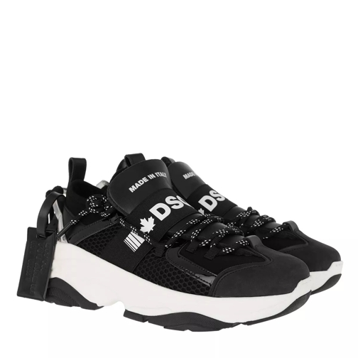 Dsquared2 Sneakers Black/Silver Low-Top Sneaker