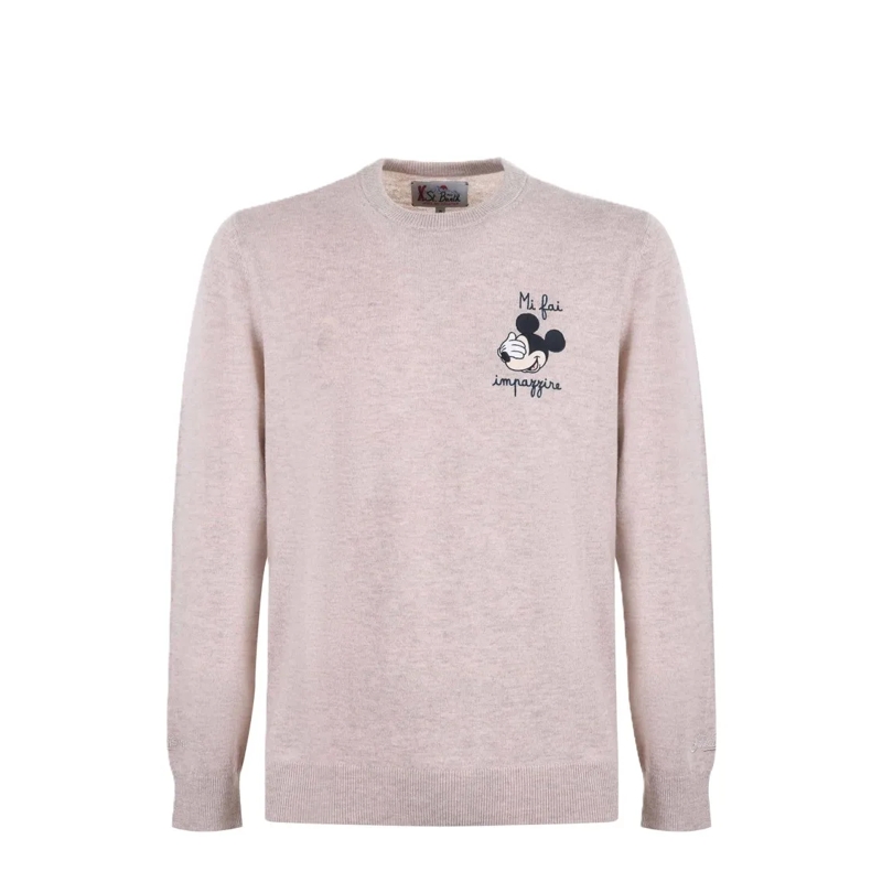 Mc2 Saint Barth Trui Premium Knit Sweater White