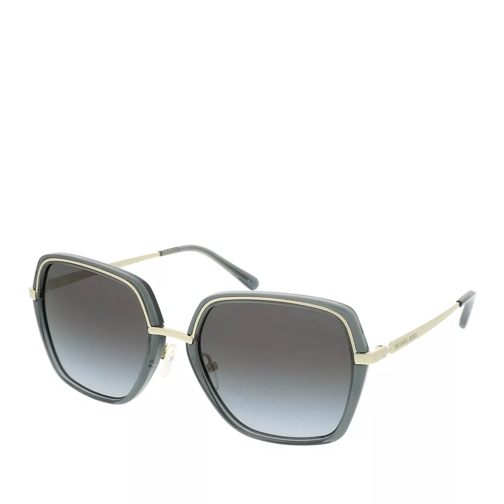 Michael Kors 0MK1075 10148G Woman Sunglasses Modern Glamour Light Gold/Black Transparent Sonnenbrille