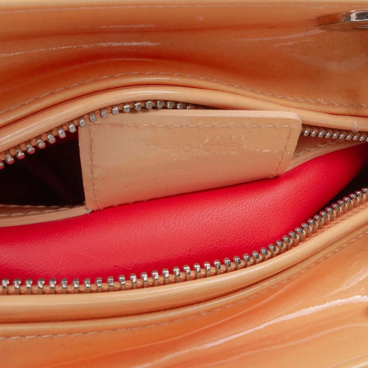 Thumbnail - Christian Dior Hobo Bags - Medium Ombre Patent Cannage Lady Dior - Gr. unisize - in Orange - für Damen