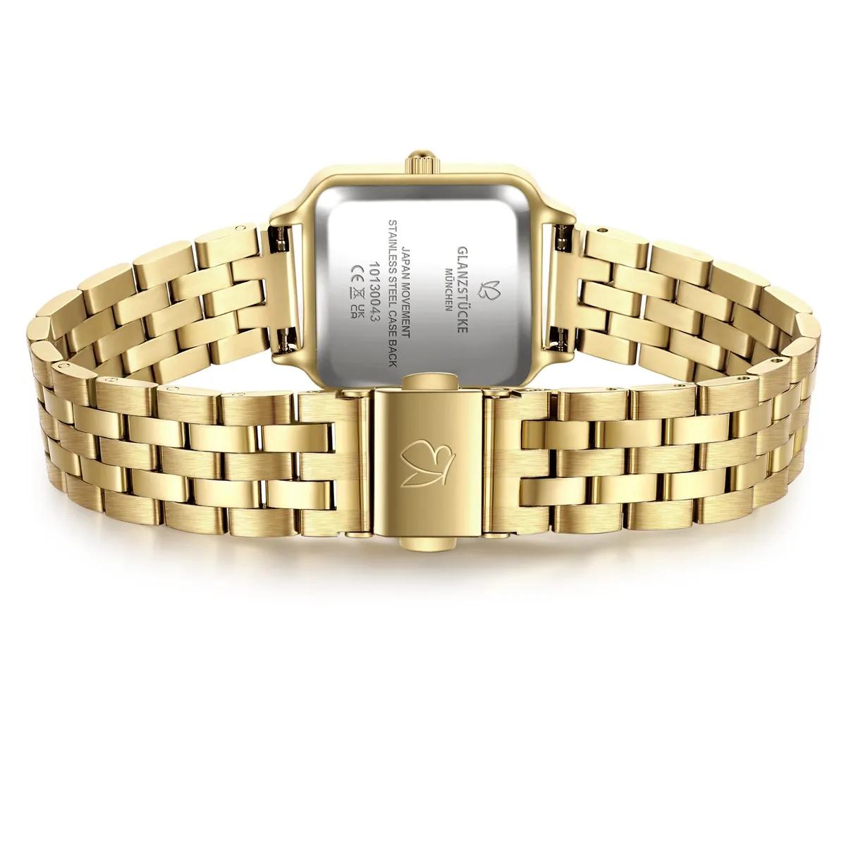 Thumbnail - Glanzstücke München Uhr - Damen Armbanduhr Edelstahl - Gr. unisize - in Gold - für Damen
