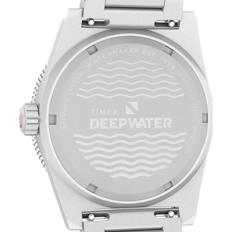 Timex Quarzuhr Quarz-Analoguhr Deepwater Reef 200 Gmt silber(Image 4)