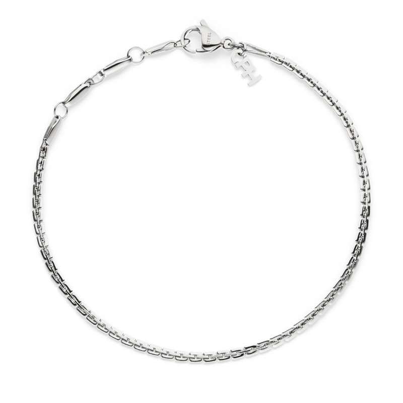 Copenhagen Armband Edelstahl Fine Edgy silber