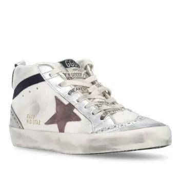 Golden Goose Low-Top Sneaker - Mid Star Sneakers - Gr. 35 (EU) - in Weiß - für Damen