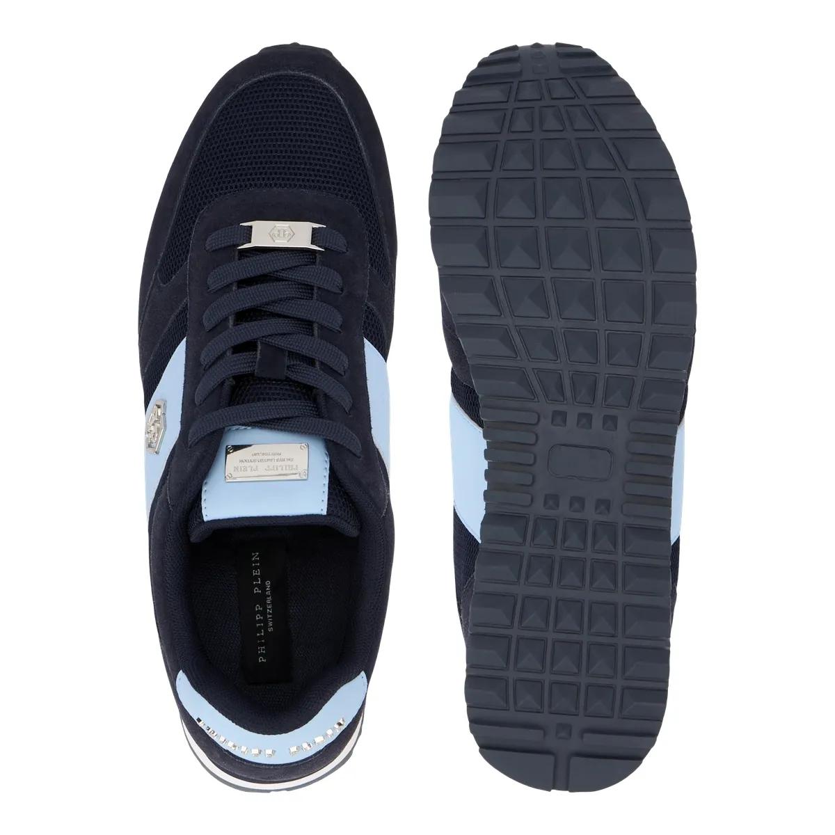 Thumbnail - Philipp Plein Low-Top Sneaker - Läufer Hexagon - Gr. 46 (EU) - in Blau - für Damen