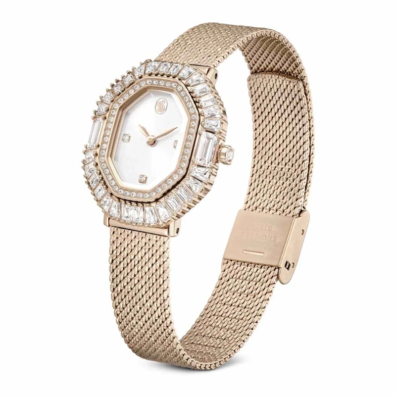 Swarovski Quartz Horloge Uhr Gold