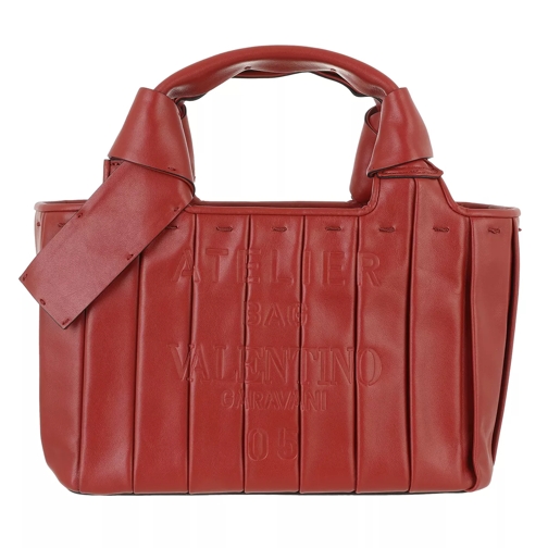 Valentino Garavani Atelier Tote Bag Leather Red Draagtas