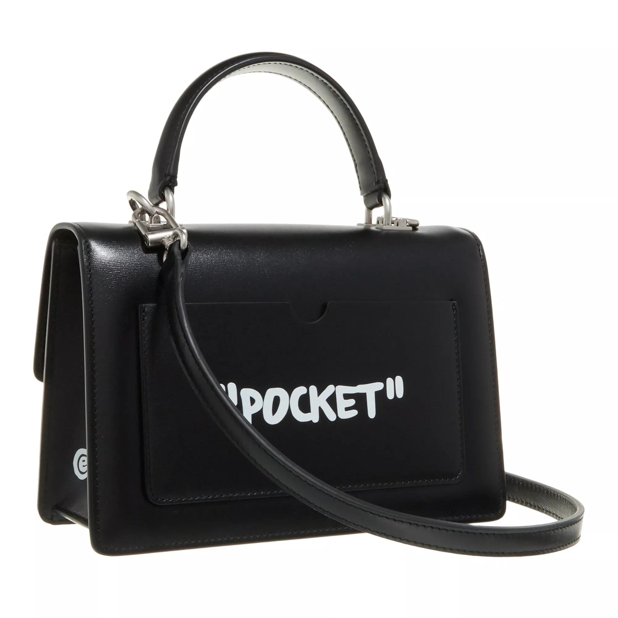 Off-White Crossbody bags Jitney 1.4 Top Handle Quote in zwart