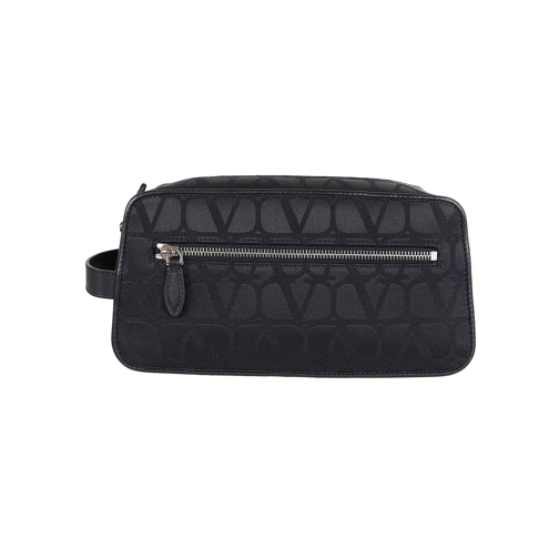 Valentino Crossbody Bag Washbag Iconographe In Nylon Blue