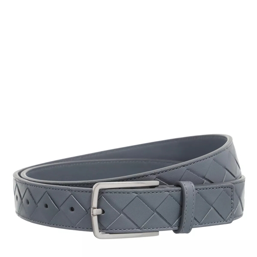 Bottega Veneta Leather Belt Intrecciato Belt Thunder