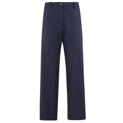 Semi Couture  Damienne Trousers With Straight Leg Design Blue