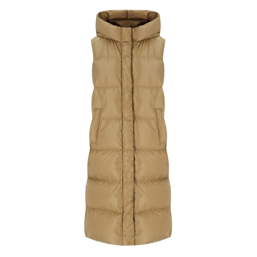 WEEKEND Max Mara Weste MAX MARA WEEKEND ZIMINO ÄRMELLOSE DAUNENJACKE beige