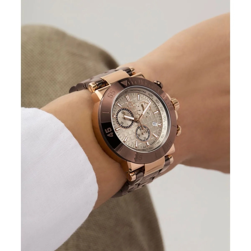 GC Quarzuhr Quarz-Analoguhr Gc One Sport braun(Image 8)