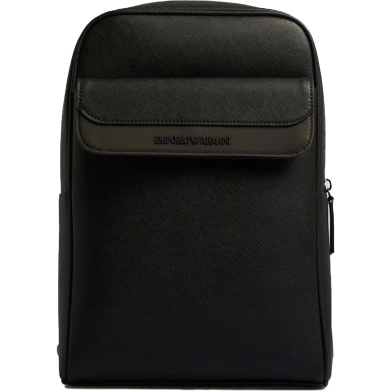 Emporio Armani Crossbody Bag Black/Green Combination Shoulder Bag Multicolor