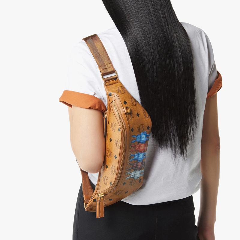 MCM Gürteltasche Fursten Vi Belt Bag Med Co Cognac(Image 3)