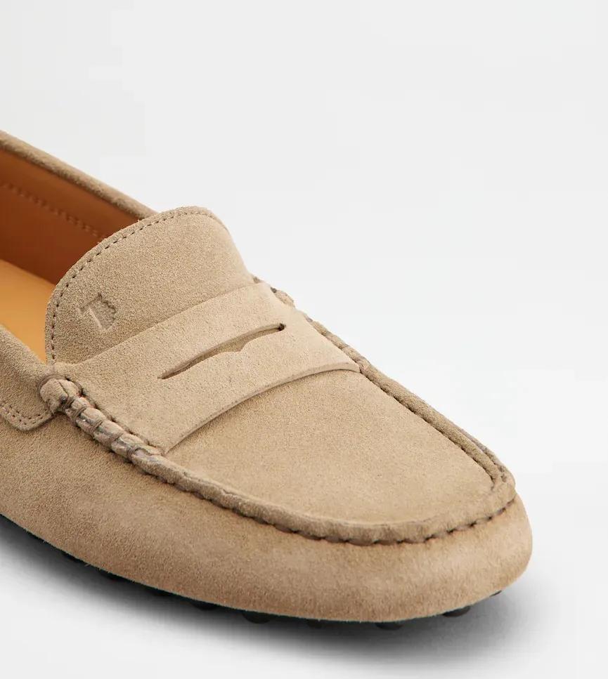 Thumbnail - Classic Brown Leather Moccasins With Distinctive D - Gr. 36,5 (EU) - in Braun