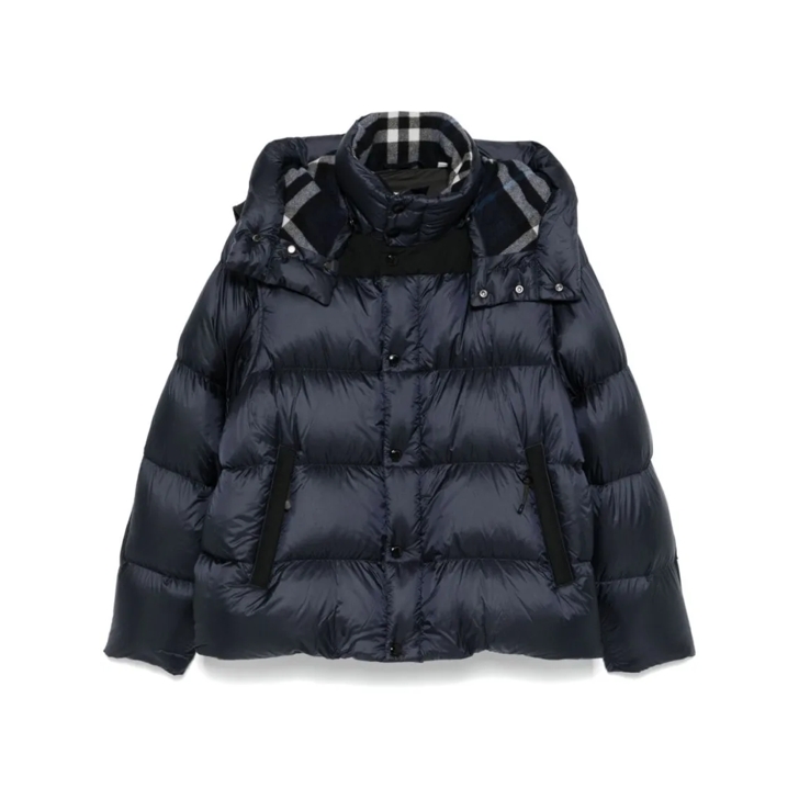 Black burberry jacket clearance