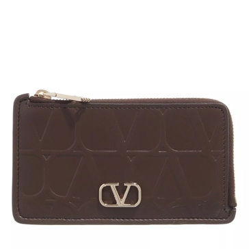 VALENTINO GARAVANI VLOGO textured-leather wallet