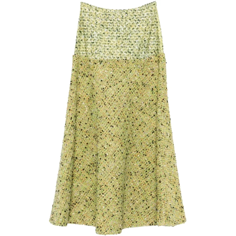 Diesel Jupe midi Grace Mix Skirt Green grün