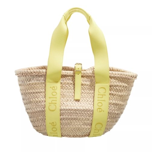 Chloé Chloé Sense Medium Basket Daffodil Yellow Basket Bag