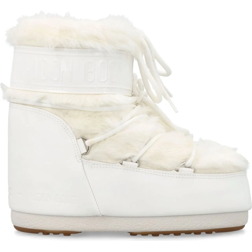 Moonboot Low-Top Sneaker LOW CLASSIC ICON FAUX FUR weiß