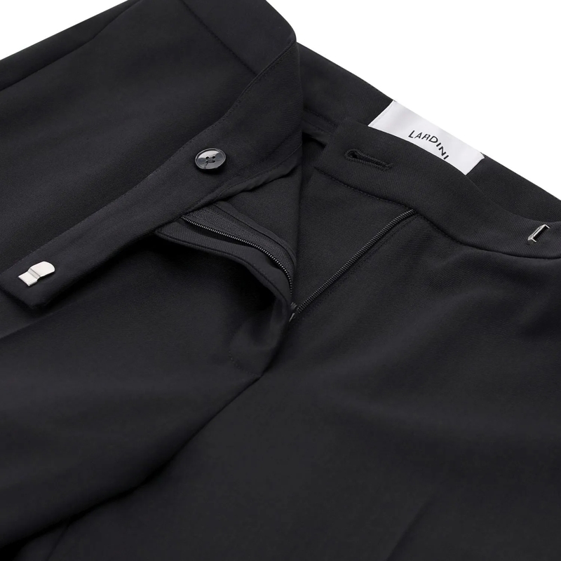 Lardini  Regular-Fit Stoffhose aus Woll-Mix schwarz(Image 3)