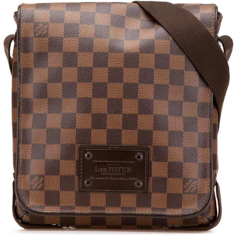 Louis Vuitton Sac à bandoulière Damier Ebene Brooklyn PM braun