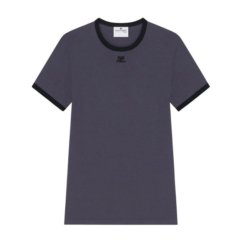 Courrèges T-shirt T-Shirts And Polos Denim Black blau