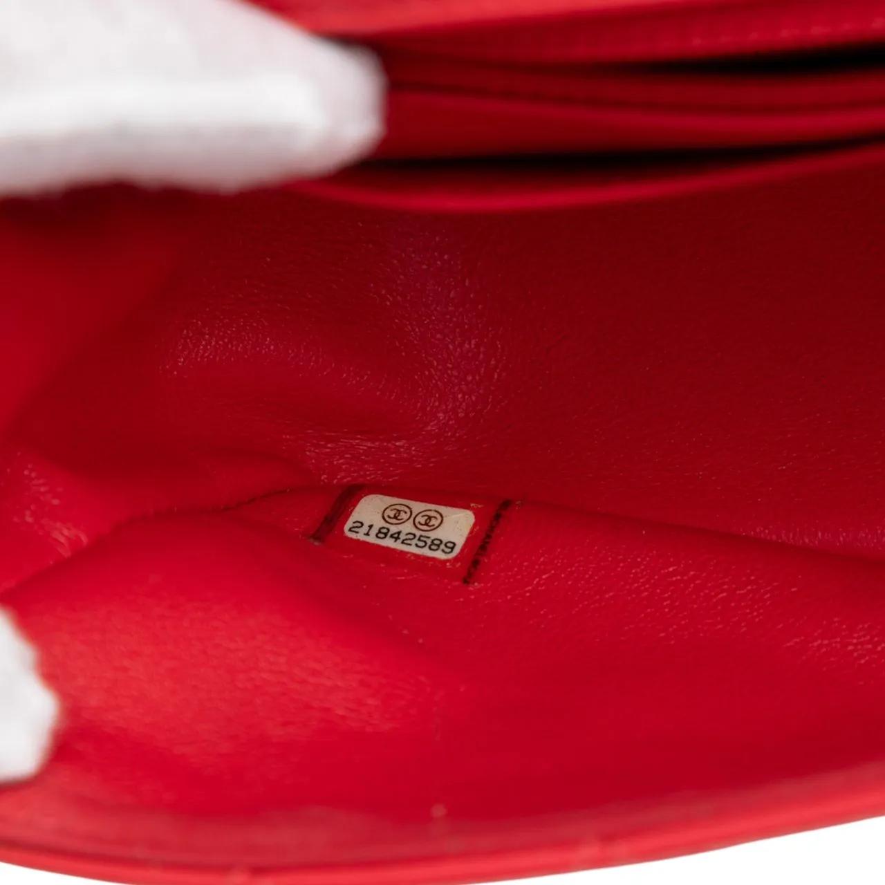 Thumbnail - Chanel Hobo Bags - Mini Rectangular Classic Patent Single Flap - Gr. unisize - in Rot - für Damen