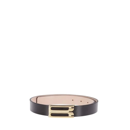 Victoria Beckham Ceinture Regular Bbuckle Belt Black