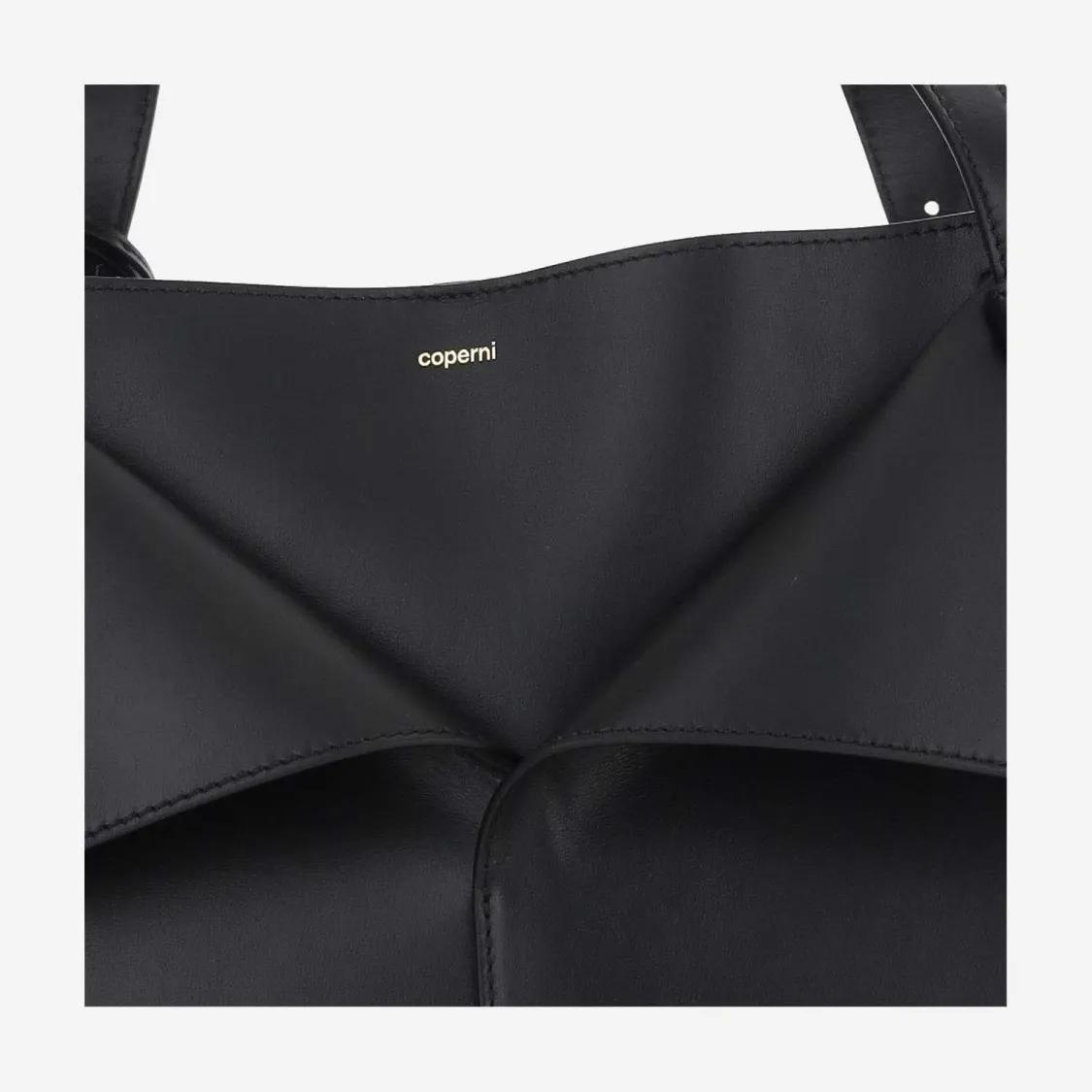 Coperni Crossbody bags Cabas Leather Handbag in zwart