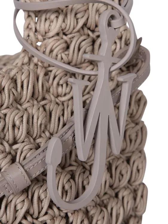JW Anderson Katoen Leder Polyurethaan Tassen Gray Dames