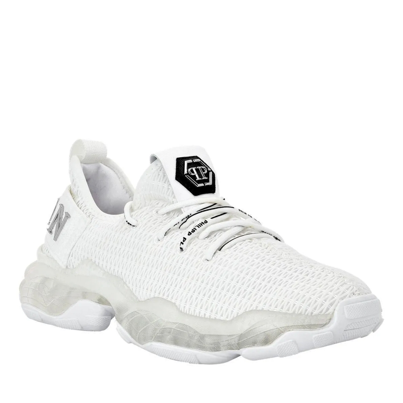 Philipp Plein Low-Top-Sneaker Läufer $Hock weiss