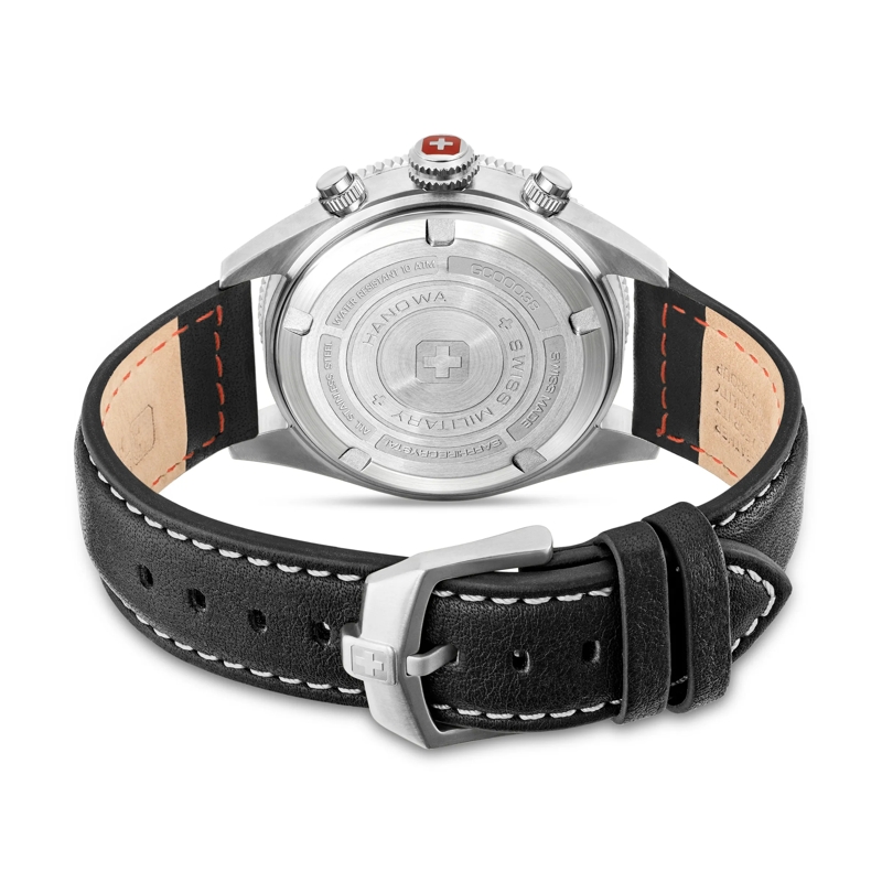 Swiss Military Hanowa Quarzuhr Quarzuhr Greyhound Chrono schwarz(Image 3)