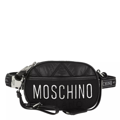 Moschino Logo Belt Bag Fantasia Nero Crossbody Bag