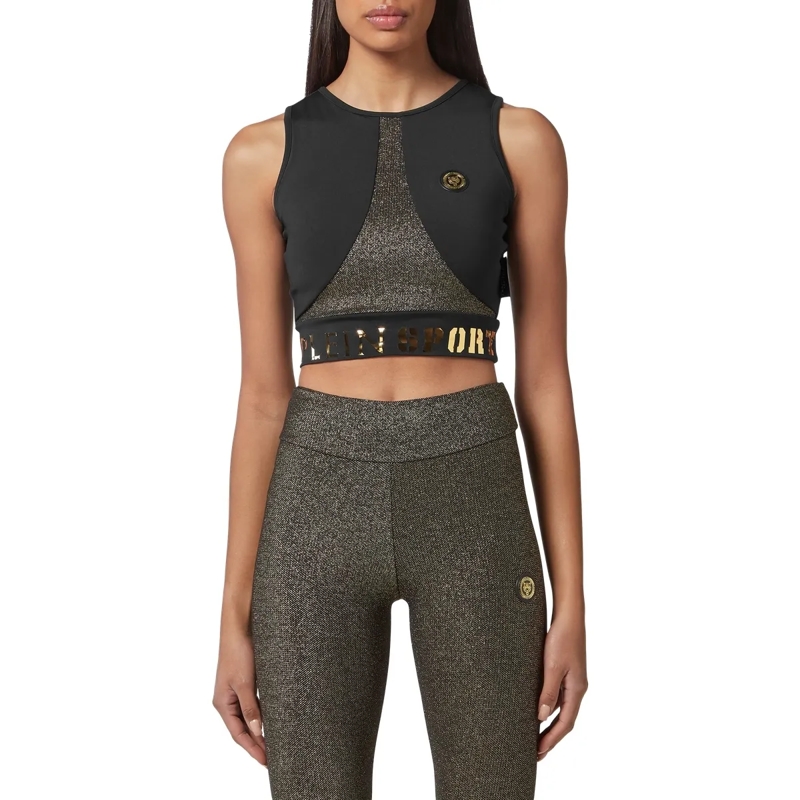 Plein Sport Top Sport Top Statement schwarz(Image 3)