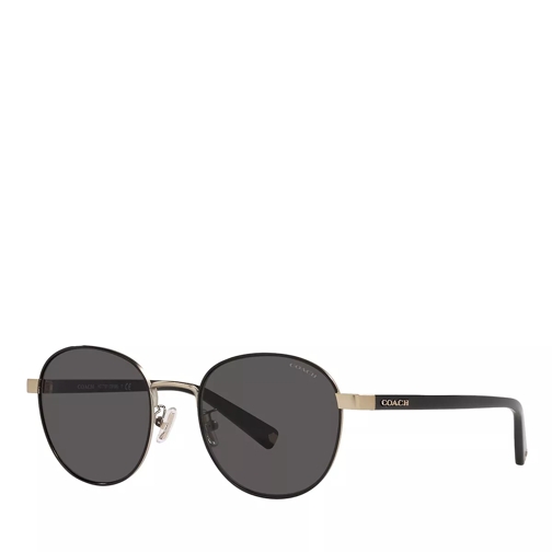 Coach 0HC7131 Sunglasses Light Gold / Black Sonnenbrille