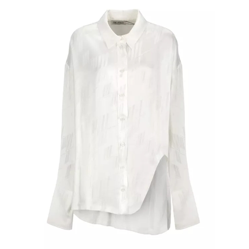 The Attico White Diana Shirt White 