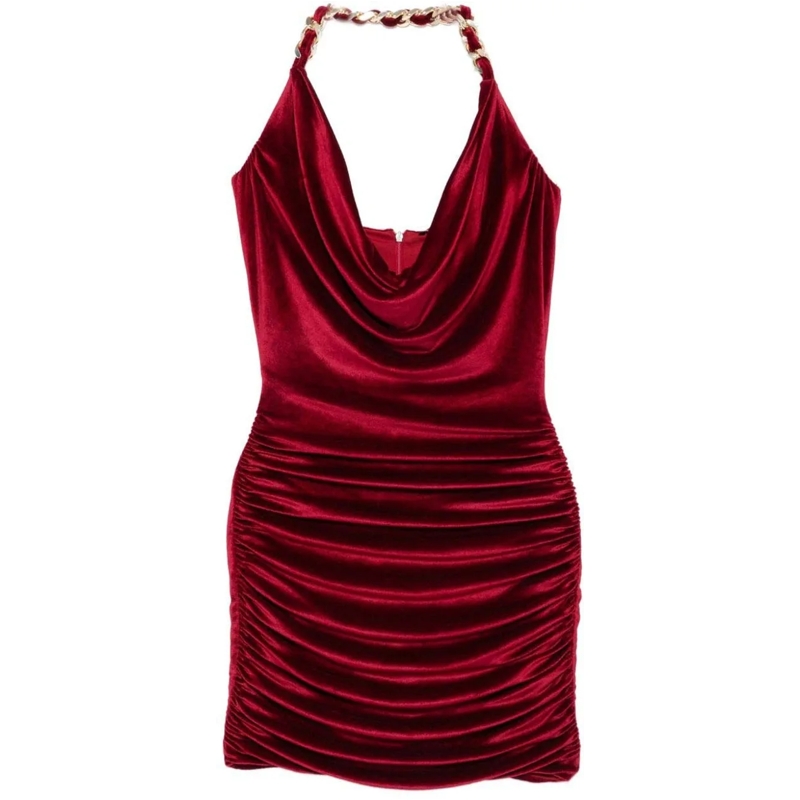 Balmain Midikleid Dresses Rouge rot