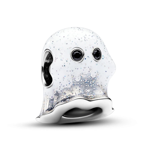 Pandora Glow-in-the-dark Boo Ghost Charm White Pendentif