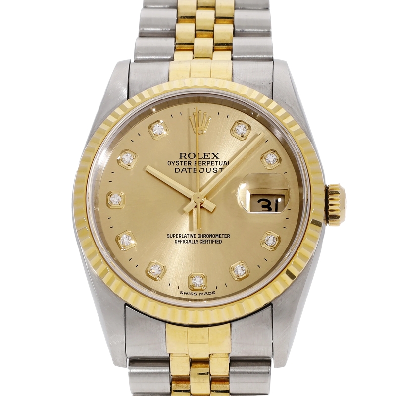 Rolex Automatikuhr Datejust Gold