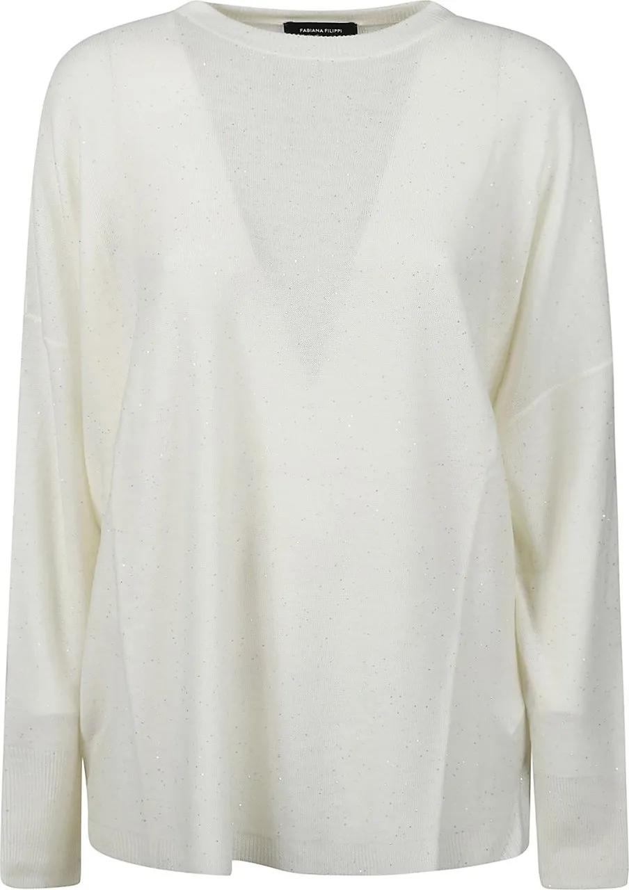 Thumbnail - Fabiana Filippi - Sweater White - Größe M - weiß