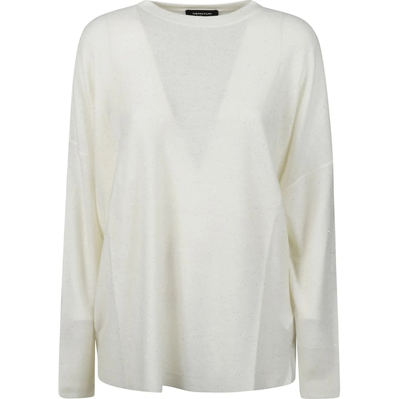 Fabiana Filippi Sweat-shirt Sweater White weiß
