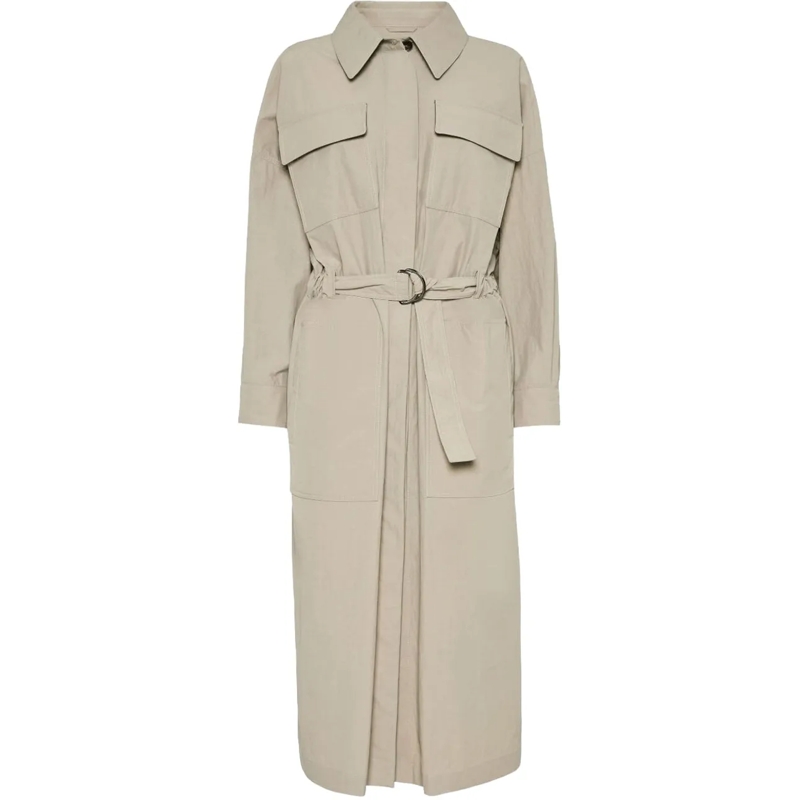Brunello Cucinelli Trenchcoat Coats Beige beige