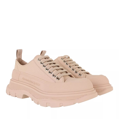 Alexander McQueen Tread Slick Lace Up Sneakers Allover Rose plateausneaker