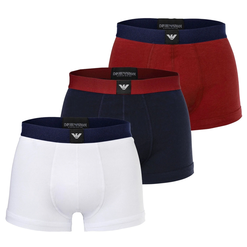 Emporio Armani  Drei kurze Boxershorts von der Marke EMPORIO ARMAN bunt