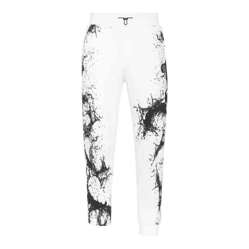 Plein Sport Jogginghose Jogginghosen Splash weiss