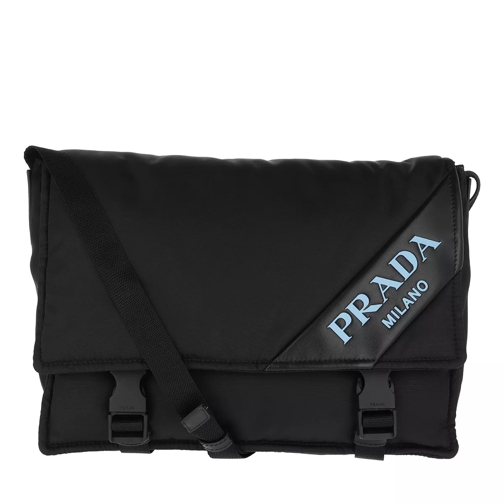 Prada Prada Logo Crossbody Bag Nylon Black Crossbody Bag