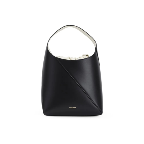 Jil Sander Schoudertas Vertigo Hobo Bag Black