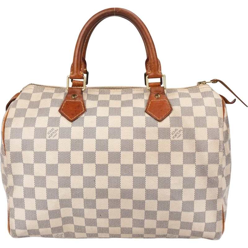 Louis Vuitton Tote Louis Vuitton Damier Azur Monogram Speedy 30 Handb weiß